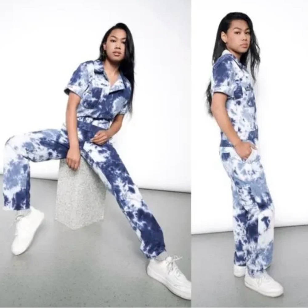 Wildfang Tie Dye Coveralls - XS